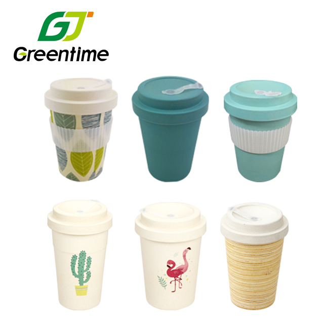 The Best Branded Personalised Eco Coffee Cup Bamboo To Go with Lid