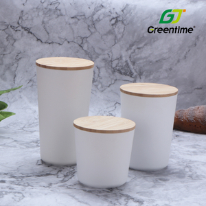 Eco Friendly Kitchen Storage Tea Sugar Coffee Canisters in Compostable PLA Material