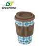 12 Oz Personalized Recycled Mini Reusable Takeaway Coffee Cups with Lids Sustainable