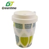 The Best Branded Personalised Eco Coffee Cup Bamboo To Go with Lid